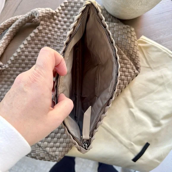 Naghedi St. Barths Medium Tote Bag in Cashmere Color - Picture 7 of 13